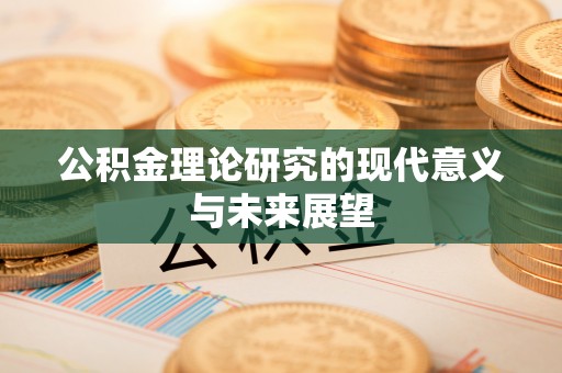 政策公积金理论研究的现代意义与未来展望