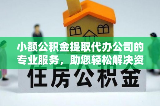 政策小额公积金提取代办公司的专业服务，助您轻松解决资金难题