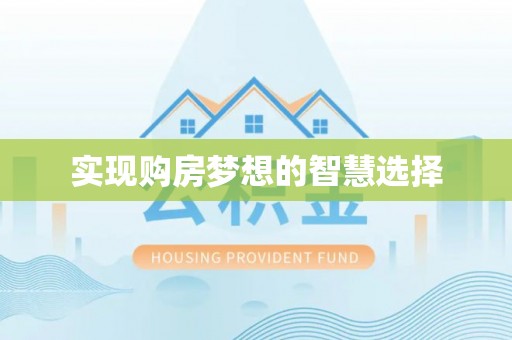 政策实现购房梦想的智慧选择
