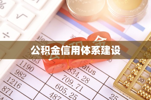 政策公积金信用体系建设