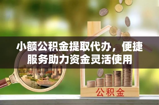 政策小额公积金提取代办，便捷服务助力资金灵活使用