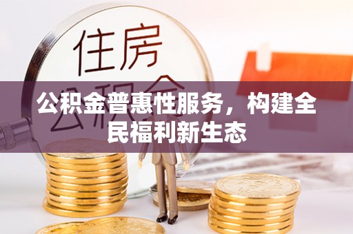 政策公积金普惠性服务，构建全民福利新生态