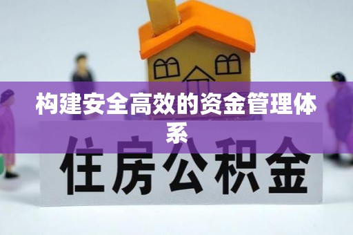 政策构建安全高效的资金管理体系