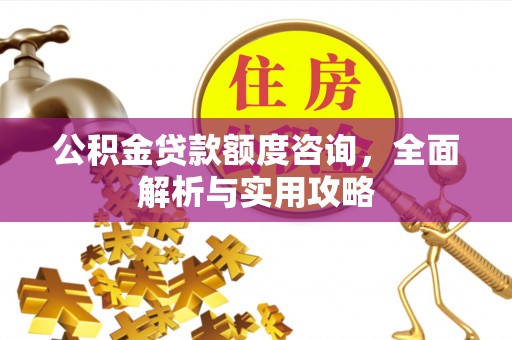政策公积金贷款额度咨询，全面解析与实用攻略