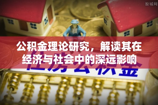 政策公积金理论研究，解读其在经济与社会中的深远影响