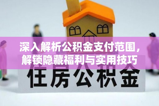 政策深入解析公积金支付范围，解锁隐藏福利与实用技巧