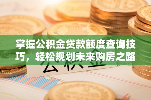 政策掌握公积金贷款额度查询技巧，轻松规划未来购房之路