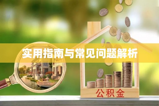 政策实用指南与常见问题解析