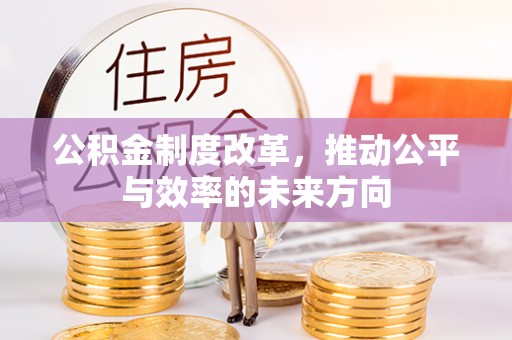 政策公积金制度改革，推动公平与效率的未来方向