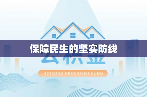 政策保障民生的坚实防线