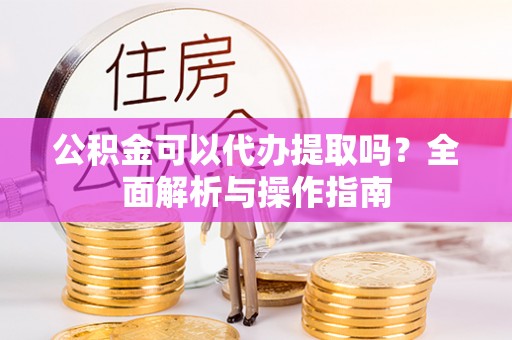 政策公积金可以代办提取吗？全面解析与操作指南