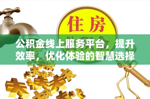 政策公积金线上服务平台，提升效率，优化体验的智慧选择