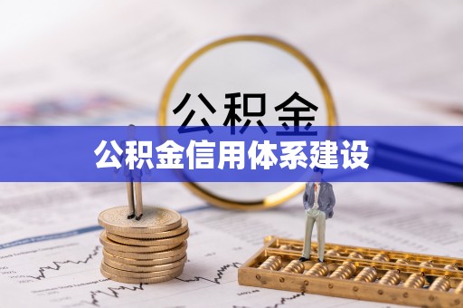 政策公积金信用体系建设
