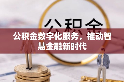 政策公积金数字化服务，推动智慧金融新时代