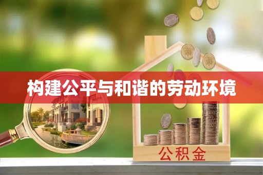 政策构建公平与和谐的劳动环境