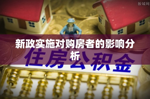 政策新政实施对购房者的影响分析