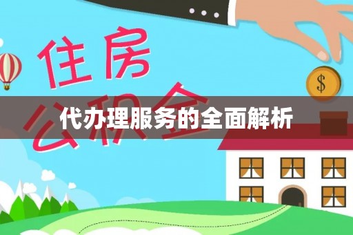 政策代办理服务的全面解析