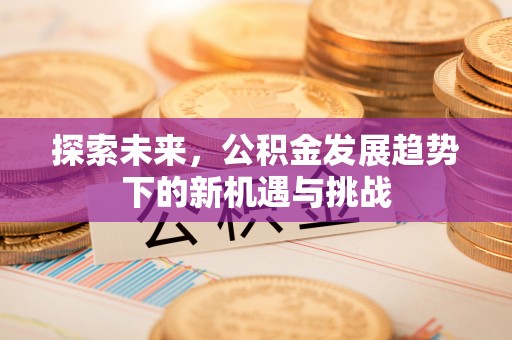 政策探索未来，公积金发展趋势下的新机遇与挑战