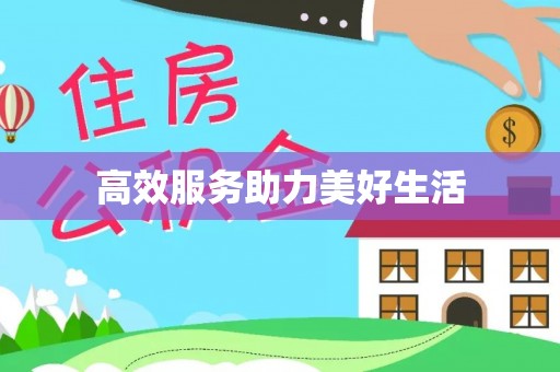 政策高效服务助力美好生活
