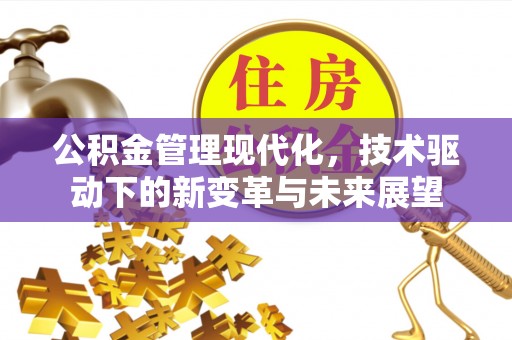 政策公积金管理现代化，技术驱动下的新变革与未来展望