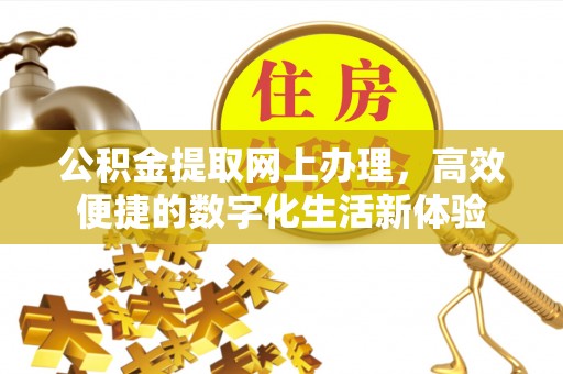 政策公积金提取网上办理，高效便捷的数字化生活新体验