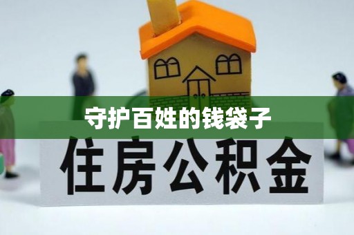 政策守护百姓的钱袋子