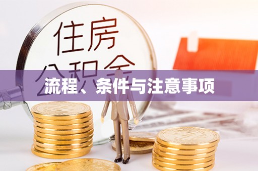 政策流程、条件与注意事项